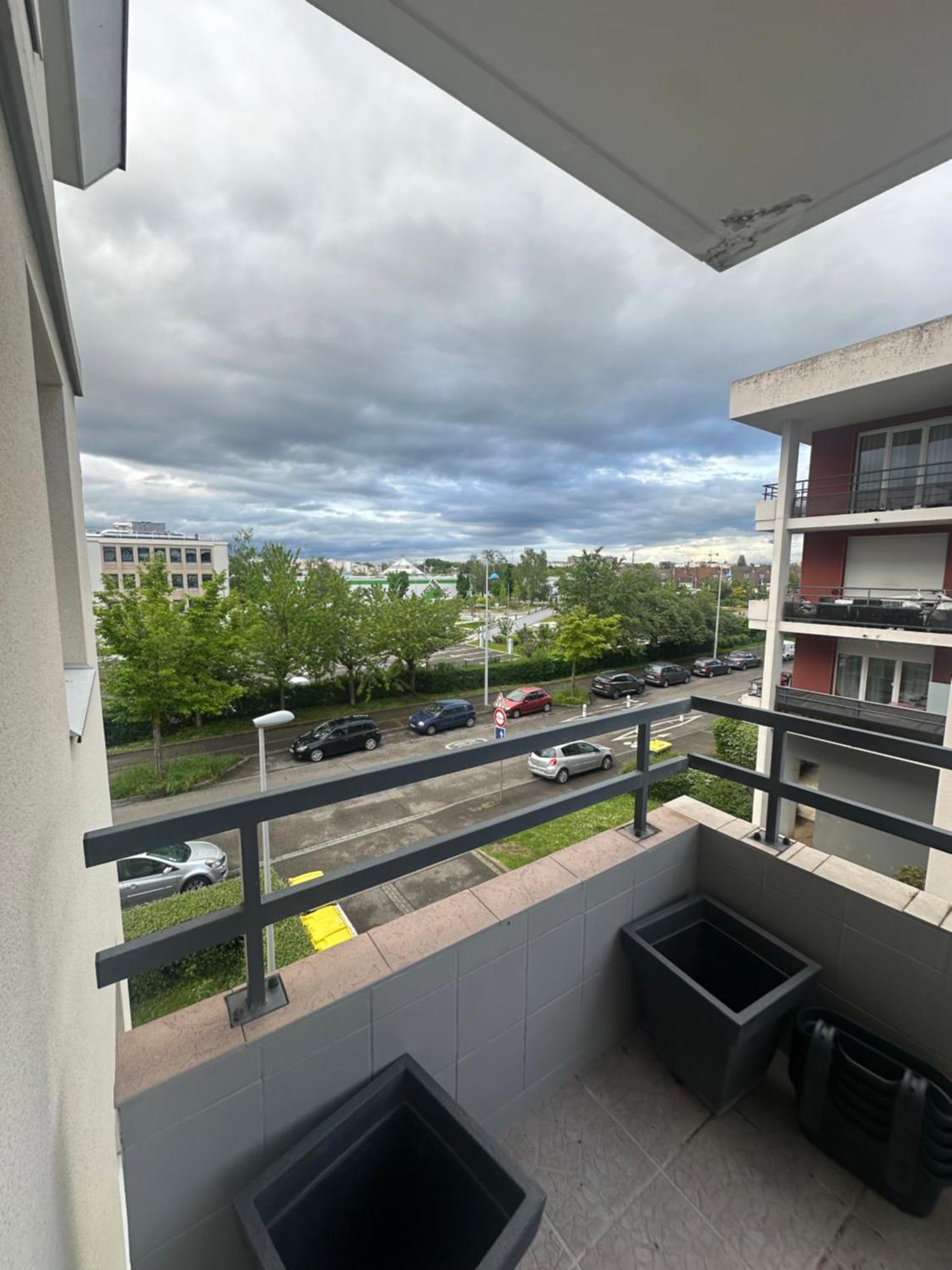 Ferienwohnung Tres Beau Trois Pieces Avec Vue Degagee Straßburg Exterior foto
